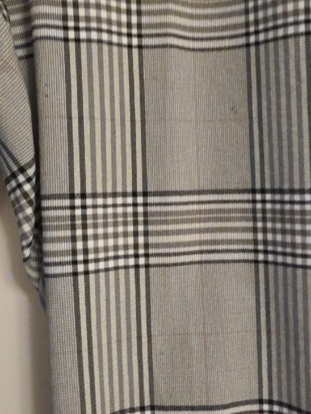 Gray Plaid Dress Pants - Picture 5 of 7